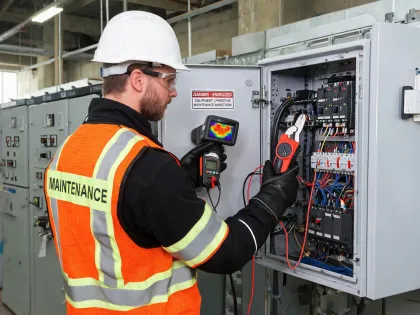 Industrial maintenance thermal imaging program